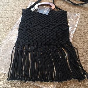 Danielle Nicole Macrame Handbag or Crossbody